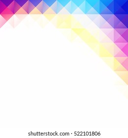 Colorful Grid Mosaic Background, Creative Design Templates