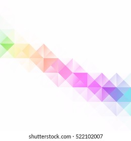 Colorful Grid Mosaic Background, Creative Design Templates