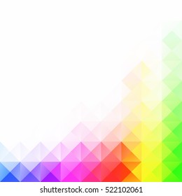 Colorful Grid Mosaic Background, Creative Design Templates