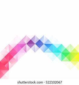 Colorful Grid Mosaic Background, Creative Design Templates