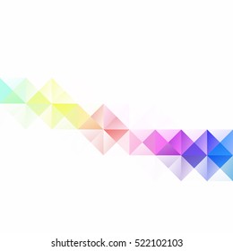 Colorful Grid Mosaic Background, Creative Design Templates