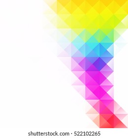 Colorful Grid Mosaic Background, Creative Design Templates