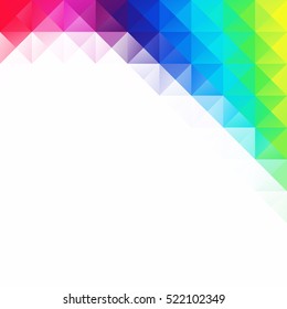 Fondo de mosaico de cuadrícula colorido, plantillas de diseño creativo