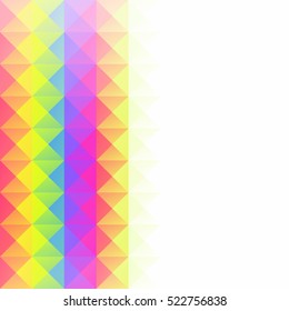 Colorful Grid Mosaic Background, Creative Design Templates