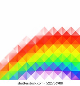 Colorful Grid Mosaic Background, Creative Design Templates