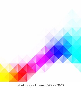 Colorful Grid Mosaic Background, Creative Design Templates
