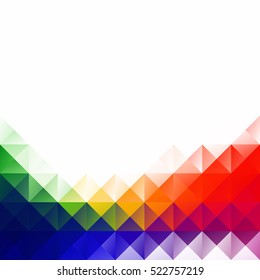 Colorful Grid Mosaic Background, Creative Design Templates