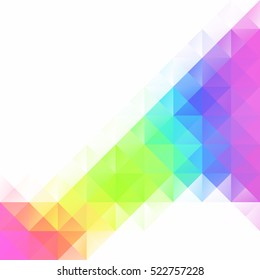 Colorful Grid Mosaic Background, Creative Design Templates