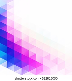Colorful Grid Mosaic Background, Creative Design Templates