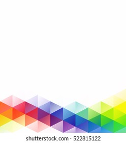 Colorful Grid Mosaic Background, Creative Design Templates