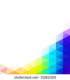 Colorful Grid Mosaic Background, Creative Design Templates