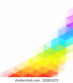 Colorful Grid Mosaic Background, Creative Design Templates