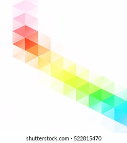 Colorful Grid Mosaic Background, Creative Design Templates