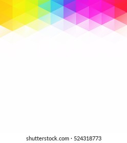 Colorful Grid Mosaic Background, Creative Design Templates