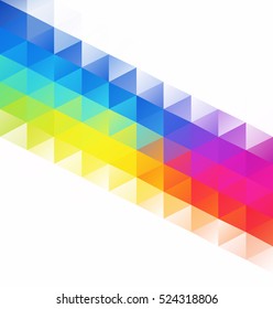 Colorful Grid Mosaic Background, Creative Design Templates