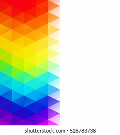 Colorful Grid Mosaic Background, Creative Design Templates