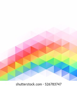 Colorful Grid Mosaic Background, Creative Design Templates