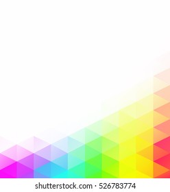 Colorful Grid Mosaic Background, Creative Design Templates