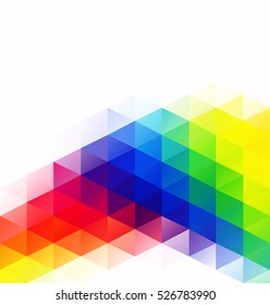 Colorful Grid Mosaic Background, Creative Design Templates