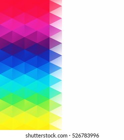 Colorful Grid Mosaic Background, Creative Design Templates