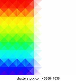 Colorful Grid Mosaic Background, Creative Design Templates