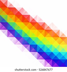 Colorful Grid Mosaic Background, Creative Design Templates