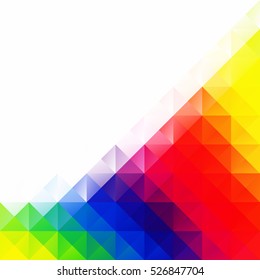 Colorful Grid Mosaic Background, Creative Design Templates