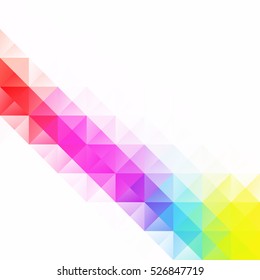 Colorful Grid Mosaic Background, Creative Design Templates