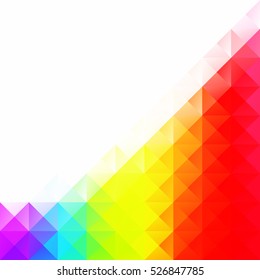 Colorful Grid Mosaic Background, Creative Design Templates