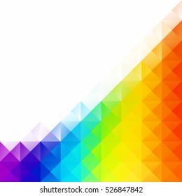 Colorful Grid Mosaic Background, Creative Design Templates