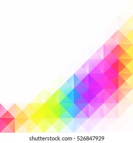 Colorful Grid Mosaic Background, Creative Design Templates