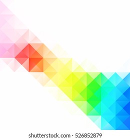 Colorful Grid Mosaic Background, Creative Design Templates