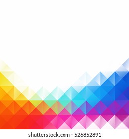 Colorful Grid Mosaic Background, Creative Design Templates