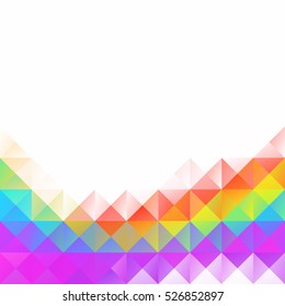 Colorful Grid Mosaic Background, Creative Design Templates