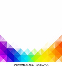 Colorful Grid Mosaic Background, Creative Design Templates
