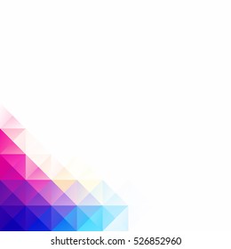 Colorful Grid Mosaic Background, Creative Design Templates