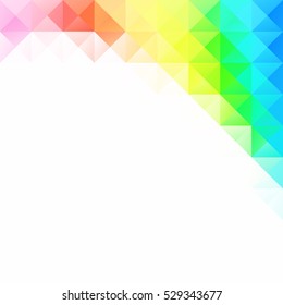 Colorful Grid Mosaic Background, Creative Design Templates