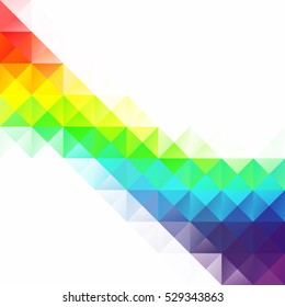 Colorful Grid Mosaic Background, Creative Design Templates