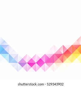 Colorful Grid Mosaic Background, Creative Design Templates