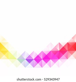 Colorful Grid Mosaic Background, Creative Design Templates