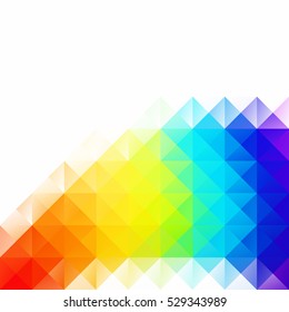 Colorful Grid Mosaic Background, Creative Design Templates