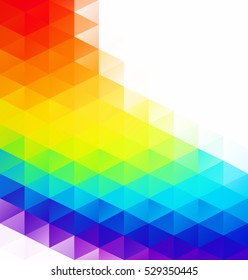 Colorful Grid Mosaic Background, Creative Design Templates