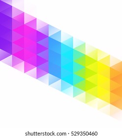 Colorful Grid Mosaic Background, Creative Design Templates