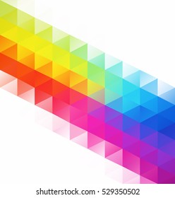Colorful Grid Mosaic Background, Creative Design Templates