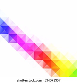 Colorful Grid Mosaic Background, Creative Design Templates