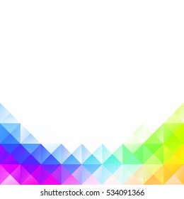 Colorful Grid Mosaic Background, Creative Design Templates