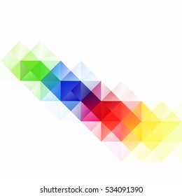 Colorful Grid Mosaic Background, Creative Design Templates