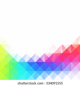 Colorful Grid Mosaic Background, Creative Design Templates