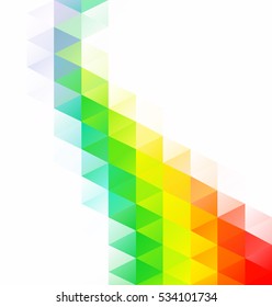 Colorful Grid Mosaic Background, Creative Design Templates