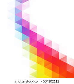 Colorful Grid Mosaic Background, Creative Design Templates